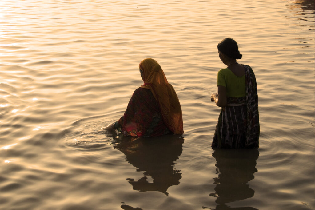 Two Women Bathing