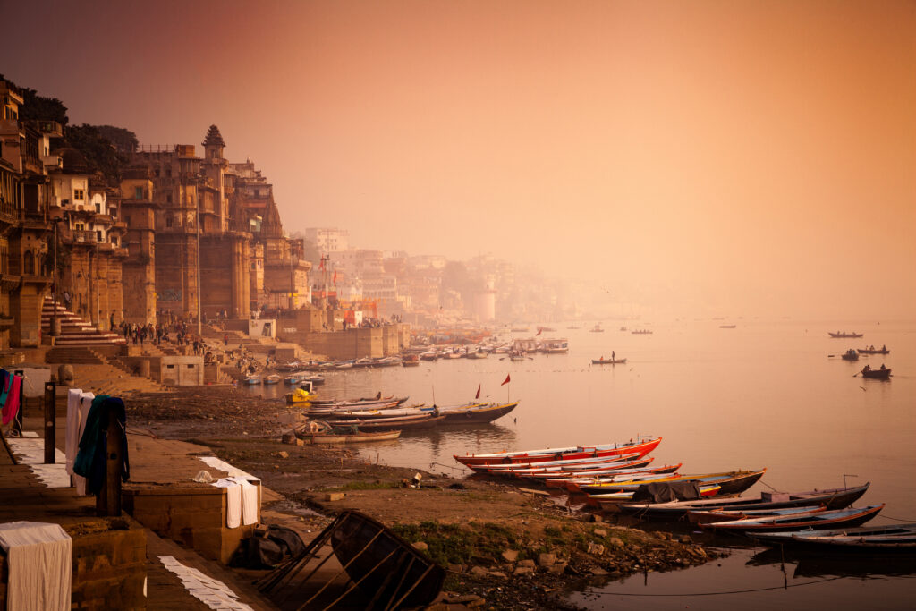 Ghats (Banks) on the Ganges River